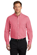 Port Authority Men's    Broadcloth Gingham Easy Care Shirt W644