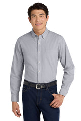 Port Authority Men's    Broadcloth Gingham Easy Care Shirt W644