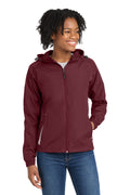Sport-Tek Women's   Colorblock Hooded Raglan Jacket