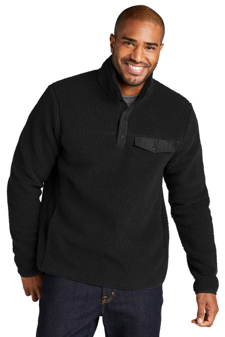 Port Authority Men's   Camp Fleece Snap Pullover F140