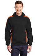 Sport-Tek Men's   Sleeve Stripe Pullover Hooded Sweatshirt