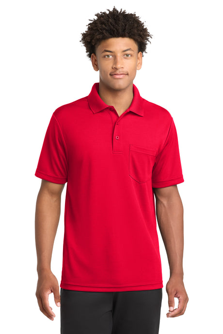 Sport-Tek Men's    PosiCharge    RacerMesh    Pocket Polo