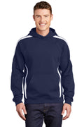 Sport-Tek Men's   Sleeve Stripe Pullover Hooded Sweatshirt