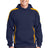 Sport-Tek Men's   Sleeve Stripe Pullover Hooded Sweatshirt