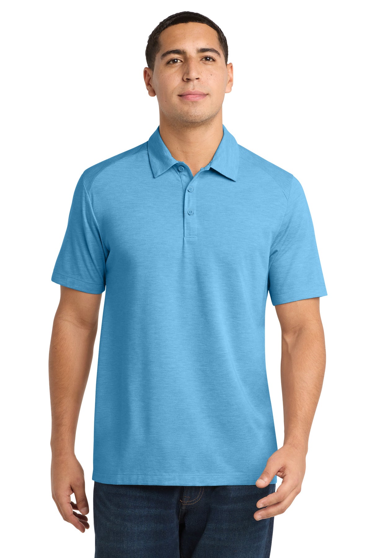 Sport-Tek Men's    PosiCharge    Tri-Blend Wicking Polo