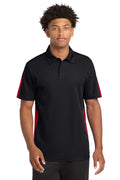 Sport-Tek Men's   PosiCharge   Active Textured Colorblock Polo