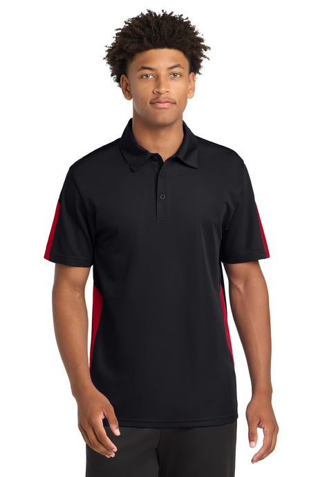 Sport-Tek Men's   PosiCharge   Active Textured Colorblock Polo