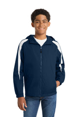 Sport-Tek Youth   Fleece-Lined Colorblock Jacket