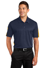 Sport-Tek Men's   PosiCharge   Active Textured Colorblock Polo-1