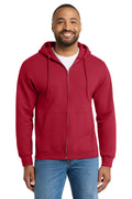 Port & Co Men's   Tall Essential Fleece Full-Zip Hooded Sweatshirt