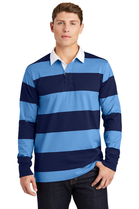 Sport-Tek Men's   Classic Long Sleeve Rugby Polo