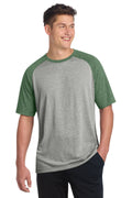 Sport-Tek Men's    PosiCharge    Tri-Blend Wicking Raglan Tee