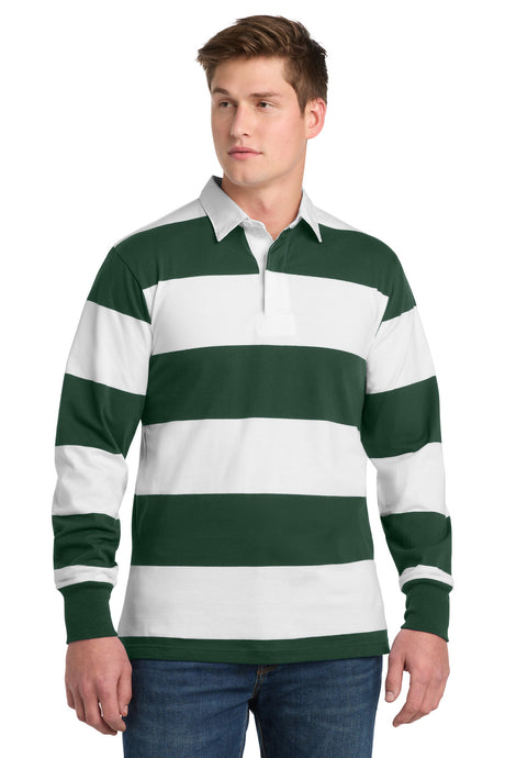 Sport-Tek Men's   Classic Long Sleeve Rugby Polo