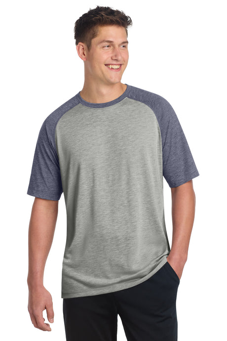 Sport-Tek Men's    PosiCharge    Tri-Blend Wicking Raglan Tee