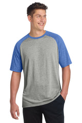 Sport-Tek Men's    PosiCharge    Tri-Blend Wicking Raglan Tee