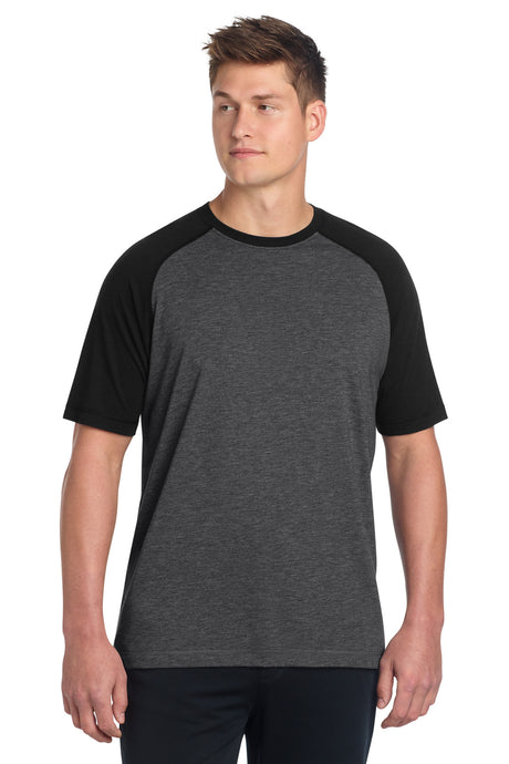 Sport-Tek Men's    PosiCharge    Tri-Blend Wicking Raglan Tee