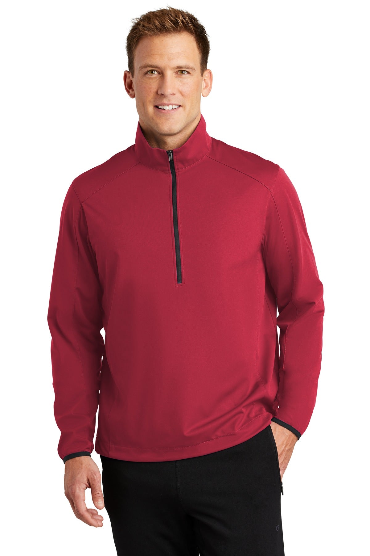 Port Authority Men's   Active 1/2-Zip Soft Shell Jacket