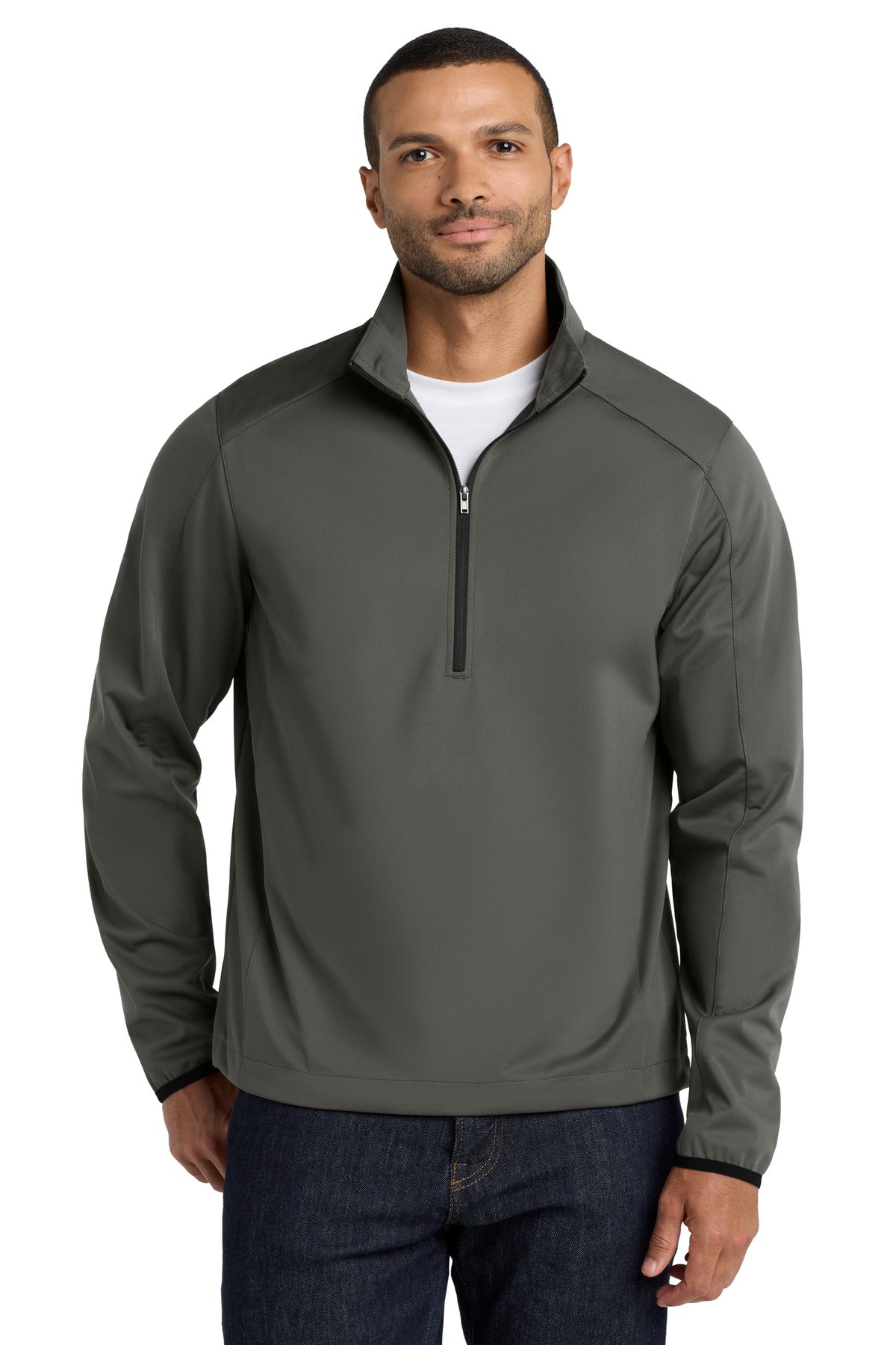 Port Authority Men's   Active 1/2-Zip Soft Shell Jacket