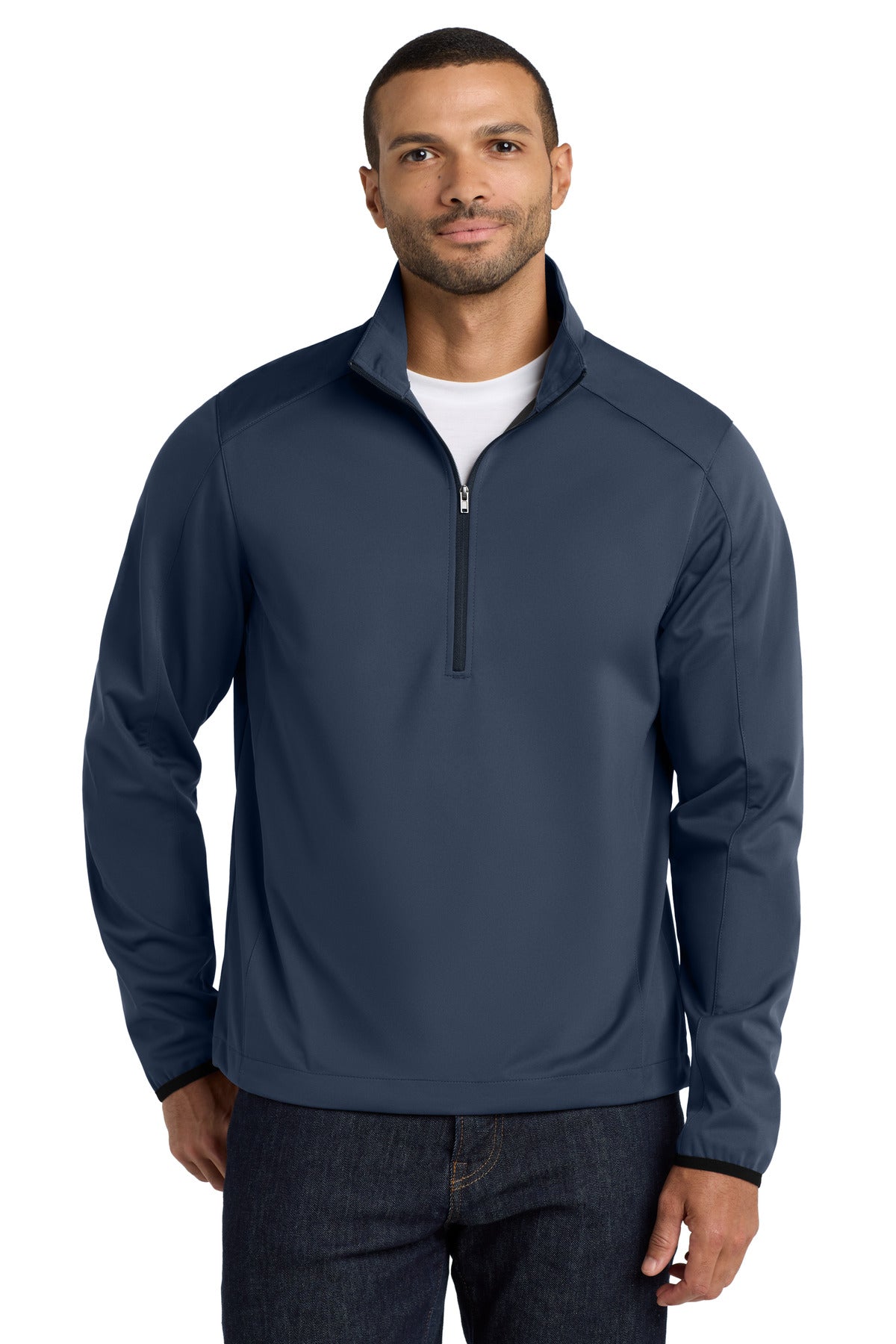 Port Authority Men's   Active 1/2-Zip Soft Shell Jacket