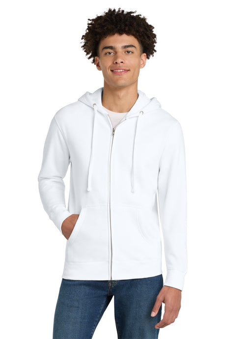 District Men's   V.I.T.  Fleece Full-Zip Hoodie DT6102