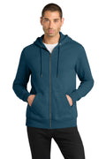 District Men's    Perfect Weight    Fleece Full-Zip Hoodie DT1103