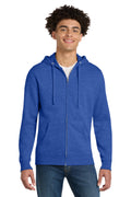 District Men's   V.I.T.  Fleece Full-Zip Hoodie DT6102