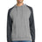 District Men's   Lightweight Fleece Raglan Hoodie