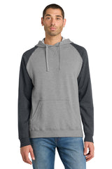 District Men's   Lightweight Fleece Raglan Hoodie