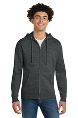 District Men's   V.I.T.  Fleece Full-Zip Hoodie DT6102