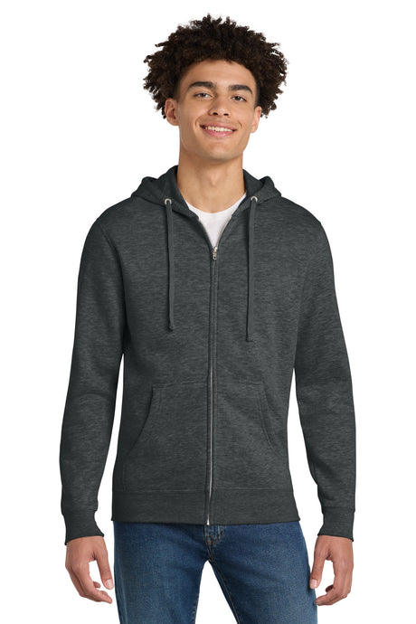 District Men's   V.I.T.  Fleece Full-Zip Hoodie DT6102