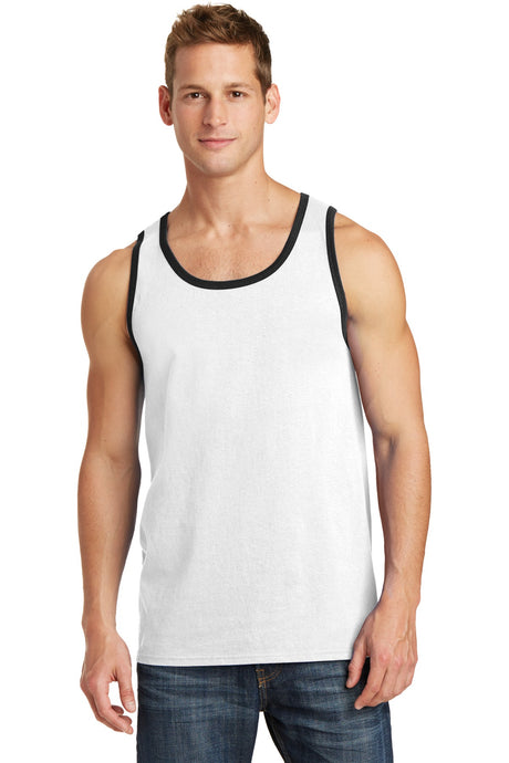 Port & Co Men's   Core Cotton Tank Top