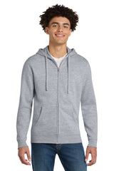 District Men's   V.I.T.  Fleece Full-Zip Hoodie DT6102