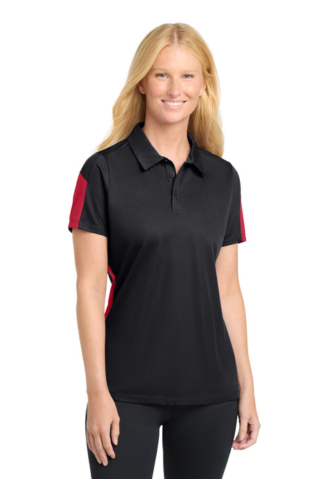 Sport-Tek Women's   PosiCharge   Active Textured Colorblock Polo