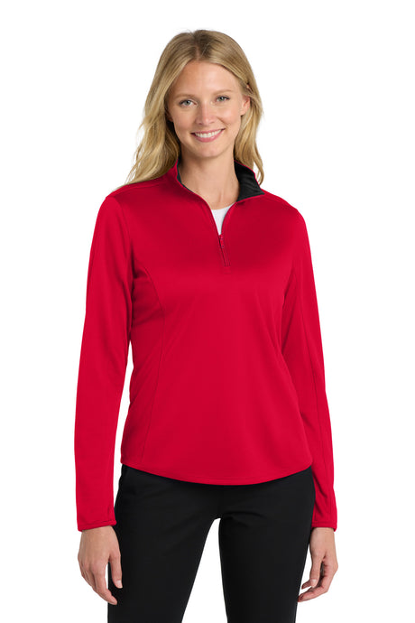Port Authority Women's    Silk Touch    Performance 1/4-Zip LK584
