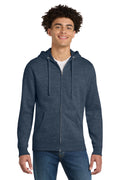 District Men's   V.I.T.  Fleece Full-Zip Hoodie DT6102