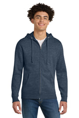 District Men's   V.I.T.  Fleece Full-Zip Hoodie DT6102