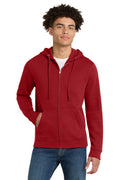 District Men's   V.I.T.  Fleece Full-Zip Hoodie DT6102