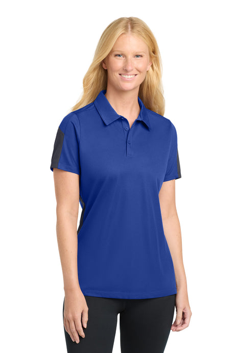 Sport-Tek Women's   PosiCharge   Active Textured Colorblock Polo