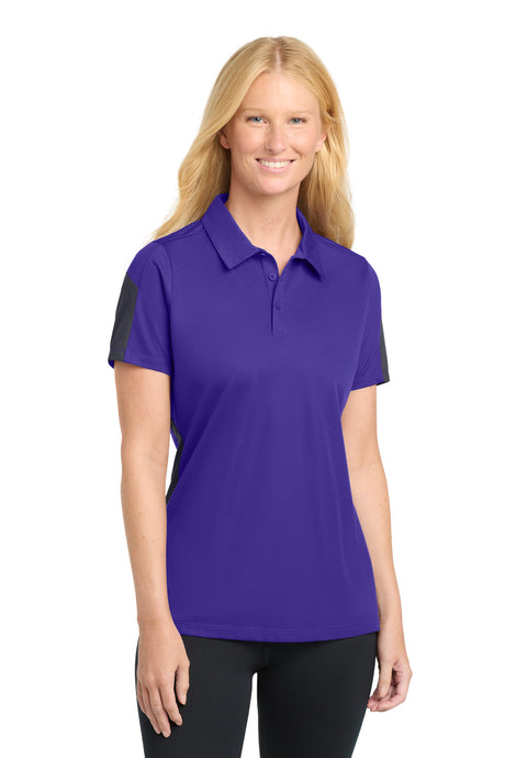 Sport-Tek Women's   PosiCharge   Active Textured Colorblock Polo