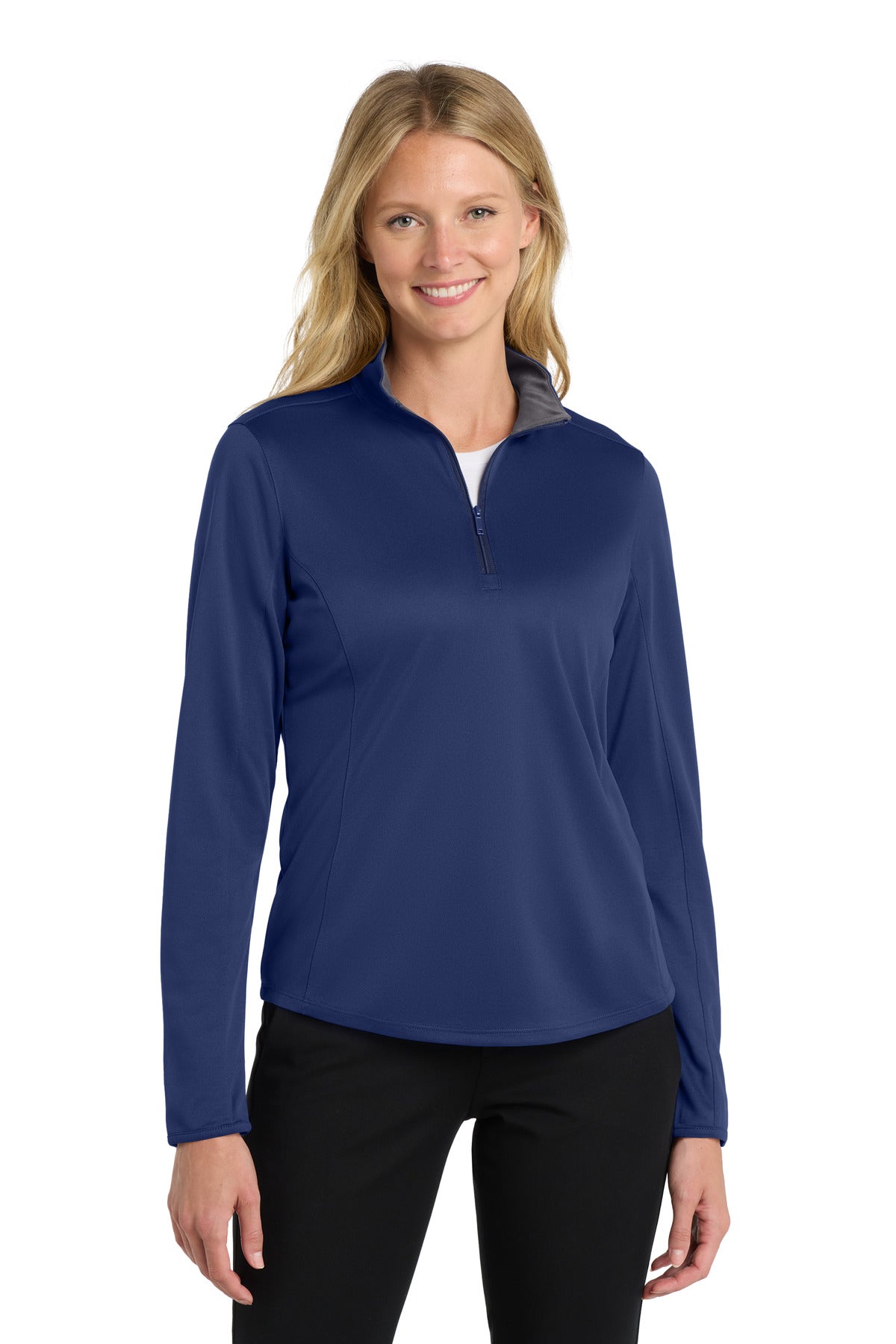 Port Authority Women's    Silk Touch    Performance 1/4-Zip LK584