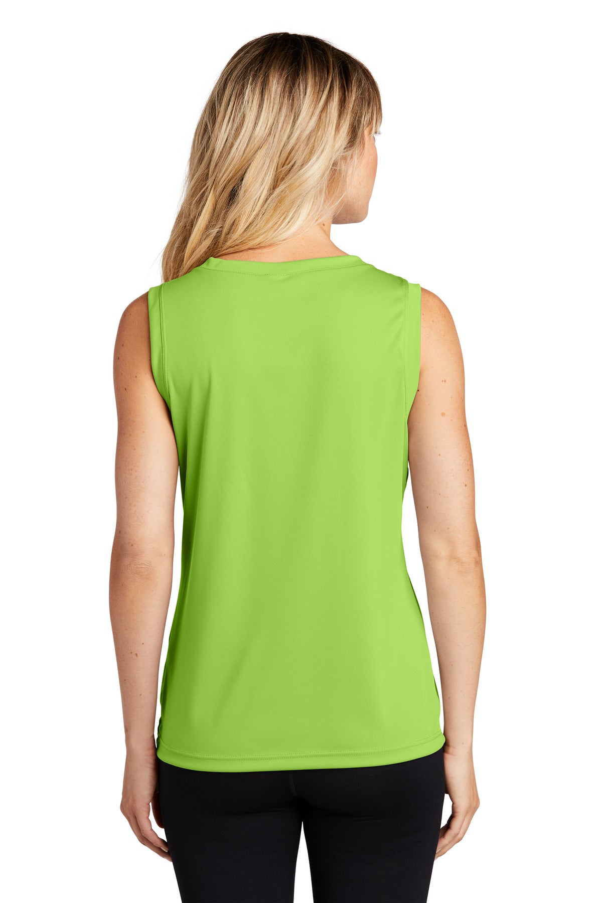 Sport-Tek Women's   Sleeveless PosiCharge   Competitor V-Neck Tee-2