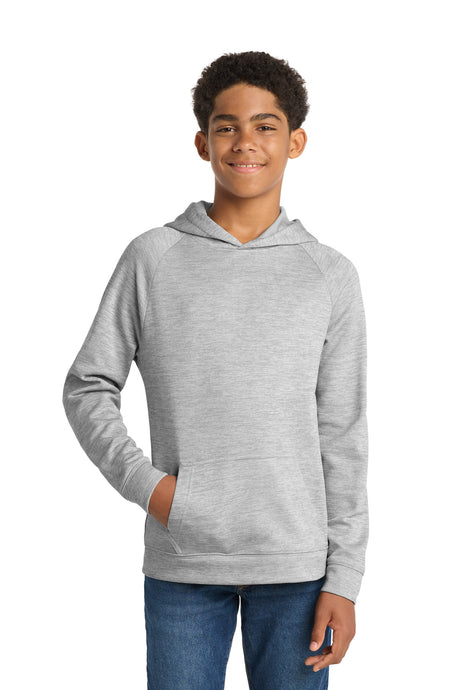 Sport-Tek Youth   PosiCharge   Electric Heather Fleece Hooded Pullover