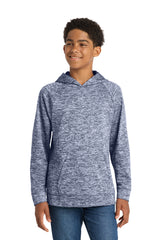 Sport-Tek Youth   PosiCharge   Electric Heather Fleece Hooded Pullover