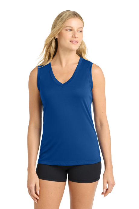 Sport-Tek Women's   Sleeveless PosiCharge   Competitor V-Neck Tee