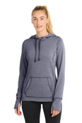 Sport-Tek Women's    PosiCharge    Tri-Blend Wicking Fleece Hooded Pullover