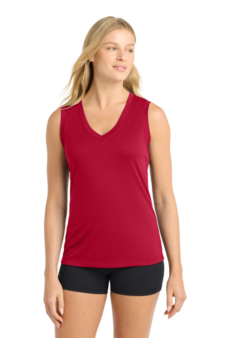 Sport-Tek Women's   Sleeveless PosiCharge   Competitor V-Neck Tee