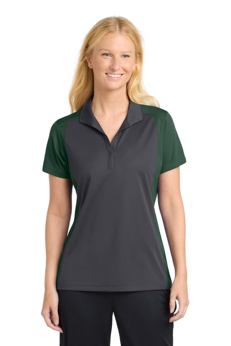 Sport-Tek Women's   Colorblock Micropique Sport-Wick   Polo