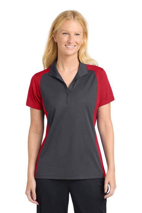 Sport-Tek Women's   Colorblock Micropique Sport-Wick   Polo