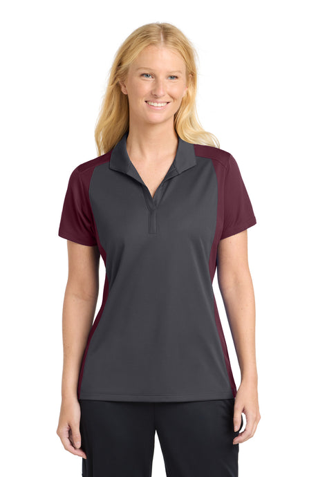 Sport-Tek Women's   Colorblock Micropique Sport-Wick   Polo