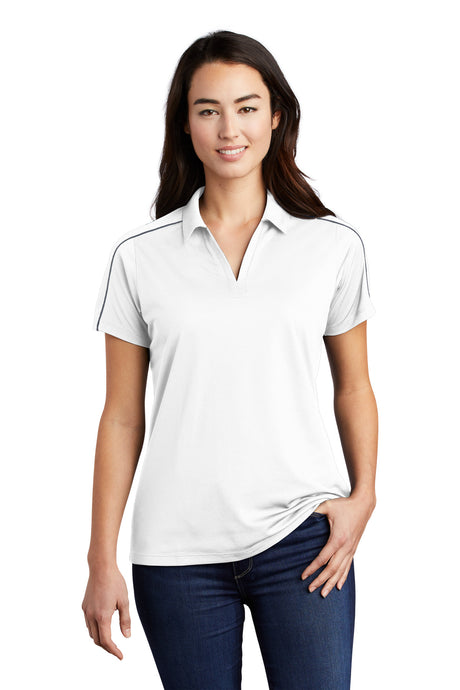 Sport-Tek Women's   Micropique Sport-Wick   Piped Polo